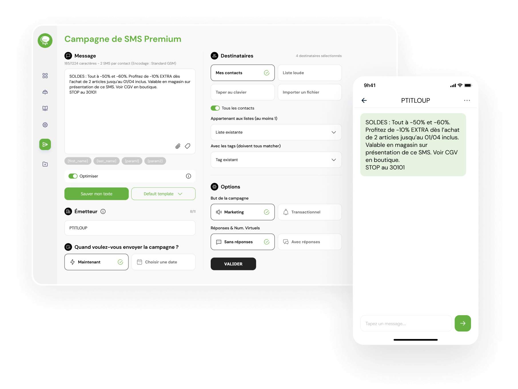 Campagne sms marketing : envoi de vos sms pour votre communication